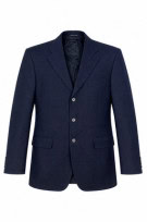 90S VINTAGE NAVY BLAZER ΚΑΡΟ ΑΝΤΡΙΚΟ PRE OWNED L