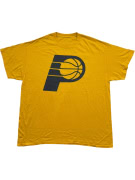 NBA Indiana Pacers T-Shirt Big Logo Yellow UNISEX XL