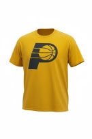 NBA Indiana Pacers T-Shirt Big Logo Yellow UNISEX XL