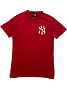 New Era MLB New York Yankees Κοντομάνικο T-Shirt Logo Κόκκινο Ανδρικό XS