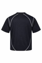 NEW ERA T SHIRT MINIMAL BLACK MEN PRE OWNED M