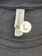 NEXT LEVEL APPAREL GRAPHIC T SHIRT BLACK MEN PRE OWNED L