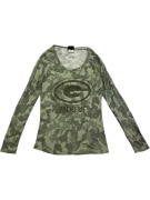 NFL Green Bay Packers Camo Μακρυμάνικο Γυναικείο Top M