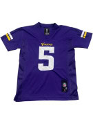NFL JERSEY VIKINGS SPORTSWEAR PURPLE MEN PRE OWNED XS