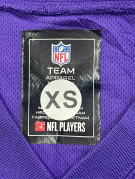 NFL JERSEY VIKINGS SPORTSWEAR PURPLE MEN PRE OWNED XS