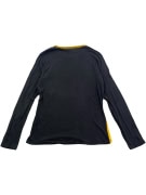 NFL Pittsburgh Steelers Μακρυμάνικη Μπλούζα Team Apparel Logo Μαύρο Γυναικείο L