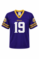 NFL TEAM APPAREL MAGLIA FOOTBALL VINTAGE VIOLA UOMO PRE OWNED M