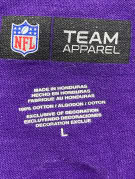 NFL TEAM APPAREL SWEATSHIRT SPORTSWEAR PURPLE MEN PRE OWNED L