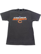 NFL TEAM APPAREL GRAPHIC TEE CHARCOAL MENS PRE OWNED M