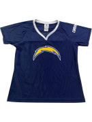 NFL TEAM APPAREL GRAPHIC TEE SPORTSWEAR NAVY WOMENS PRE OWNED L