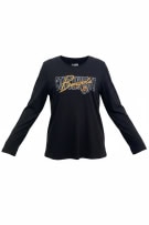 NFL TEAM APPAREL ΜΑΚΡΥΜΑΝΙΚΗ ΜΠΛΟΥΖΑ CINCINNATI BENGALS BIG LOGO ΜΑΥΡΗ ΓΥΝΑΙΚΕΙΑ L