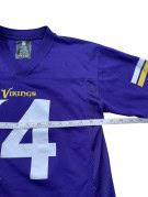 NFL TEAM APPAREL MAGLIA FOOTBALL AMERICANO JUNIOR SPORTSWEAR VIOLA UNISEX PRE OWNED M