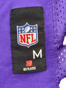 NFL TEAM APPAREL MAGLIA FOOTBALL AMERICANO JUNIOR SPORTSWEAR VIOLA UNISEX PRE OWNED M