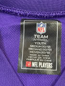 NFL TEAM APPAREL MAGLIA FOOTBALL AMERICANO JUNIOR SPORTSWEAR VIOLA UNISEX PRE OWNED M