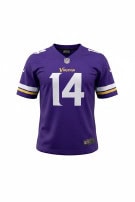 NFL TEAM APPAREL MAGLIA FOOTBALL AMERICANO JUNIOR SPORTSWEAR VIOLA UNISEX PRE OWNED M