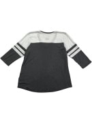 NFL Team Apparel Raiders Maglia da donna grigia con logo e maniche 3/4 XL