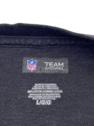 NFL TEAM APPAREL T-SHIRT BALTIMORE RAVENS ΛΟΓΟΤΥΠΟ ΜΑΥΡΟ UNISEX LARGE preowned