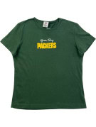 NFL TEAM APPAREL T SHIRT GRAPHIC SPORTSWEAR ΠΡΑΣΙΝΟ ΓΥΝΑΙΚΕΙΟ PRE OWNED L