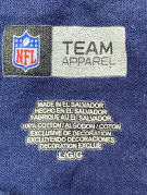 NFL TEAM APPAREL T SHIRT SPORTSWEAR GRAPHIC NAVY ΑΝΤΡΙΚΟ PRE OWNED L