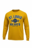 NHL ST LOUIS BLUES ΜΑΚΡΥΜΑΝΙΚΗ ΜΠΛΟΥΖΑ GRAPHIC ΚΙΤΡΙΝΟ ΑΝΤΡΙΚΟ PRE OWNED S