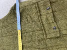 2000s NICKY ADAMS GILET HERRINGBONE OLIVE UOMO PRE OWNED 2XL