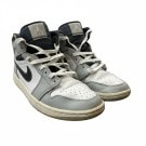 Nike Air Jordan 1 Mid Ανδρικά Sneakers Γκρι/Λευκά EU 40.5