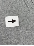 NIKE AIR T-SHIRT BIG LOGO GRIGIO UNISEX LARGE