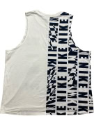 NIKE Canotta con stampa logo all-over bianco/nero unisex XL