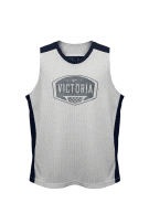 NIKE Αμάνικο Αθλητικό Jersey Vintage Λογότυπο Γκρι Ανδρικό XL