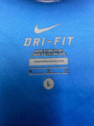 NIKE ΑΜΑΝΙΚΟ ΜΠΛΟΥΖΑΚΙ DRI-FIT ΛΟΓΟΤΥΠΟ ΜΠΛΕ ΑΝΔΡΙΚΟ L