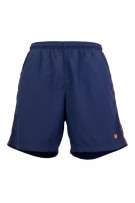 Nike Costume da bagno short da uomo blu con dettagli arancioni taglia XL