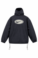 2000s NIKE ANORAK JACKET STREETWEAR ΜΑΥΡΟ ΑΝΤΡΙΚΟ PRE OWNED XL