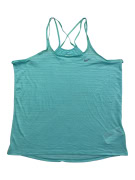 NIKE ΑΘΛΗΤΙΚΟ ΦΑΝΕΛΑΚΙ DRI-FIT STRIPED SAGE GREEN ΓΥΝΑΙΚΕΙΟ M