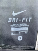 NIKE ATHLETIC TIGHTS DRI-FIT GRAPHIC BLACK FEMALE S