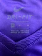 NIKE ΑΘΛΗΤΙΚΟ ΜΠΛΟΥΖΑΚΙ DRI-FIT ΛΟΓΟΤΥΠΟ ΜΟΒ ΑΝΔΡΙΚΟ M