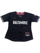 NIKE BASEBALL JERSEY GRAPHIC BLACK UOMO PRE OWNED S