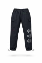 NIKE CARGO PANTS SPORTSWEAR BLACK MEN PRE OWNED L