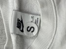 NIKE FELPA CREWNECK COLLEGE BIANCO DONNA PRE OWNED S