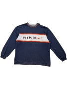 NIKE CREWNECK VINTAGE NAVY MENS PRE OWNED L