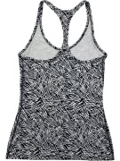 NIKE DRI-FIT TANK TOP SLIM FIT PATTERN BLACK/WHITE WOMEN S
