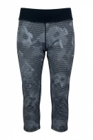 Nike Dri-FIT Αθλητικό Κολάν 3/4 Pattern Γκρι Γυναικείο L