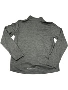 NIKE DRI-FIT FELPA GRIGIA CON QUARTER-ZIP (CORSA) - L