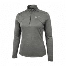 NIKE DRI-FIT FELPA GRIGIA CON QUARTER-ZIP (CORSA) - L