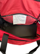 NIKE DUFFLE BAG SPORTSWEAR ROSSO NERO UNISEX PRE OWNED
