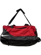 NIKE DUFFLE BAG SPORTSWEAR ROSSO NERO UNISEX PRE OWNED