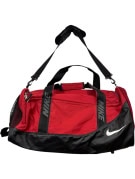 NIKE DUFFLE BAG SPORTSWEAR ROSSO NERO UNISEX PRE OWNED