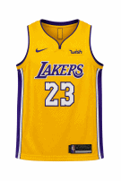 NIKE BASKETBALL JERSEY GRAPHIC YELLOW MEN PRE OWNED M