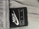 NIKE TRACK PANTS LOGO TAPE GREY MEN PRE OWNED L