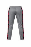 NIKE TRACK PANTS LOGO TAPE GREY MEN PRE OWNED L