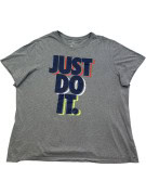 NIKE ΓΚΡΙ GRAPHIC TEE JUST DO IT ΑΝΤΡΙΚΟ PRE OWNED XL